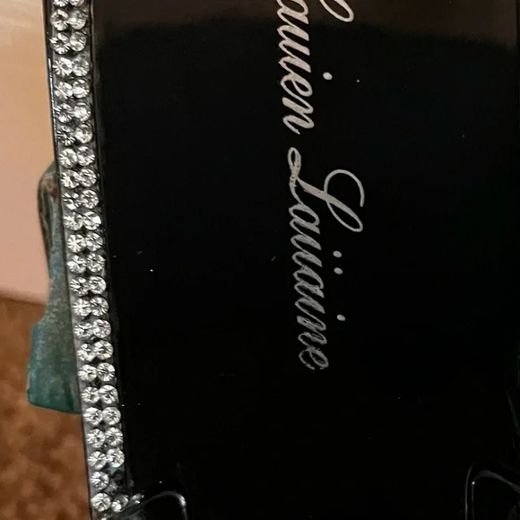 Lauren Lorraine/Tampa NWT Black and Silver Embellished sandals size 7 - Picture 4 of 5